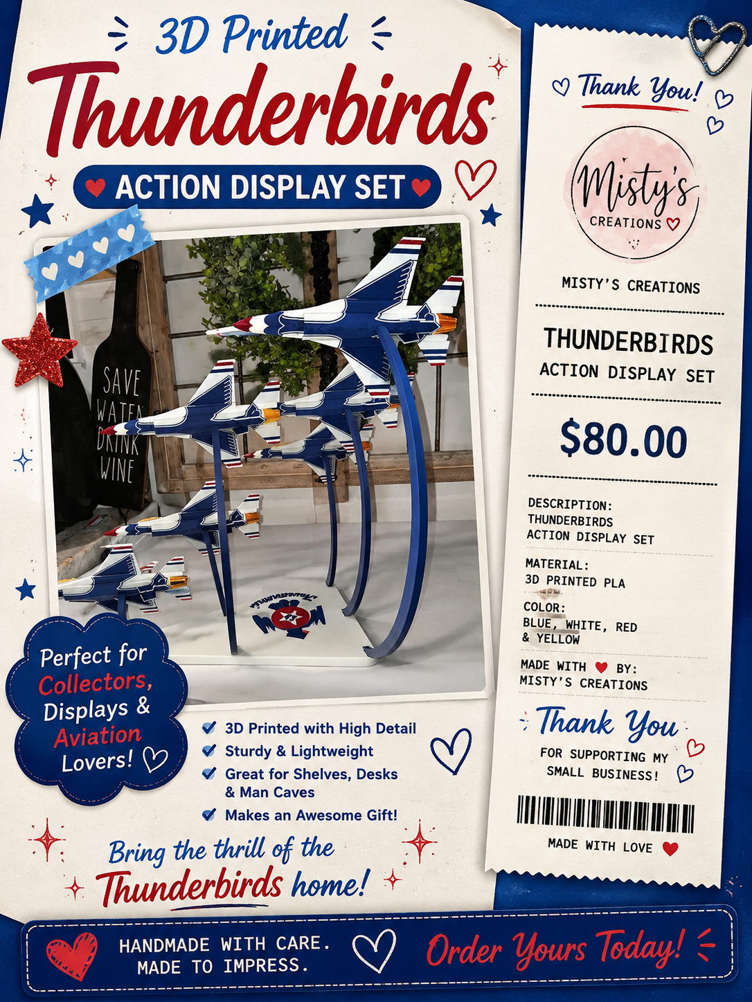 Thunderbirds Action Display Set by Misty's Creations